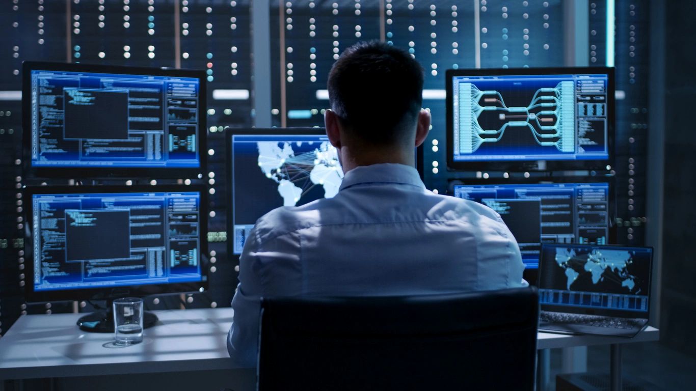 Cybersecurity and digital privacy concept